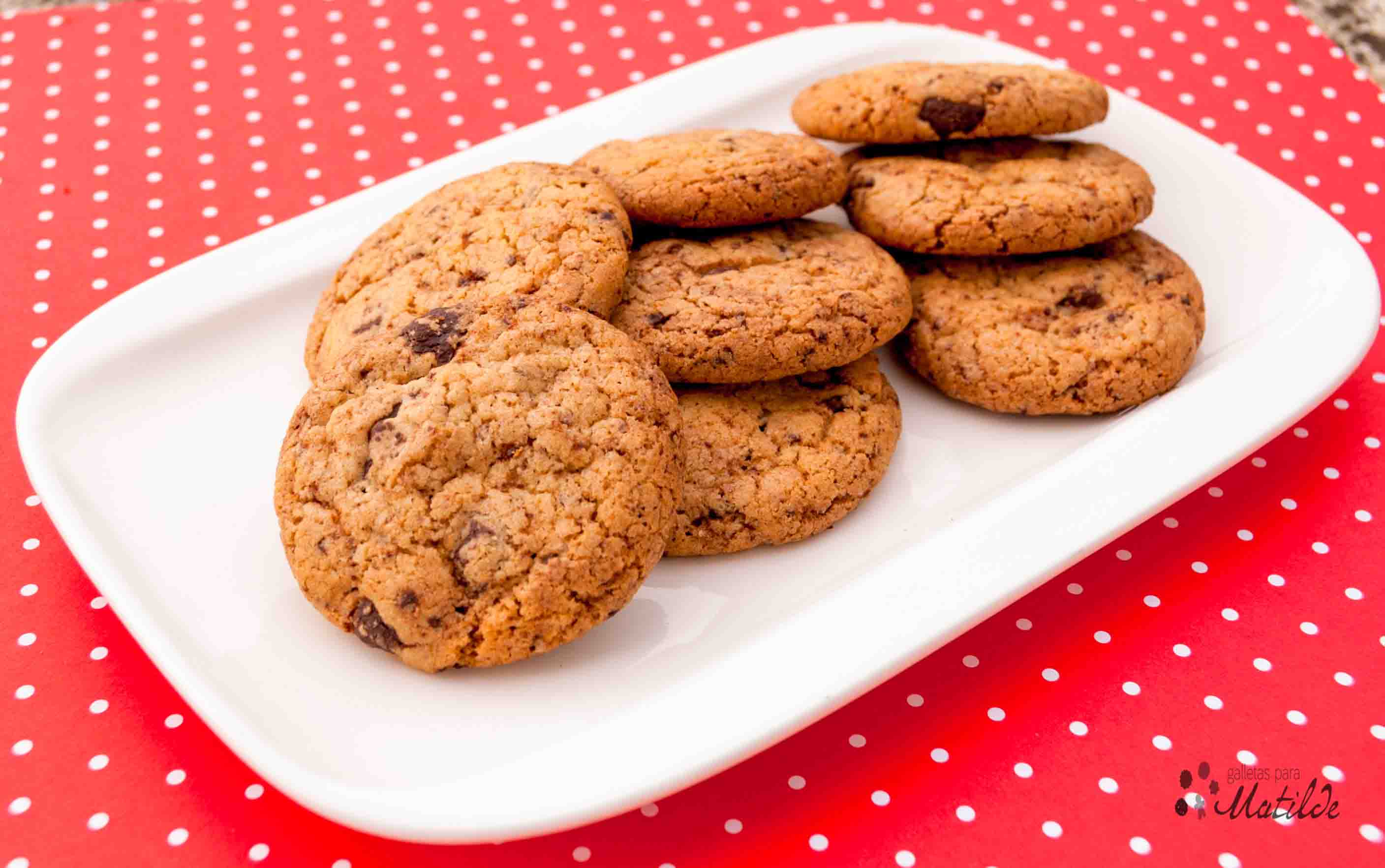 Galletas de chocolate, cookies Galletas para matilde