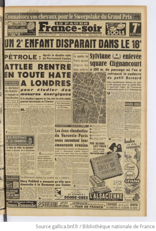 Francesoir 19510623 Gallica