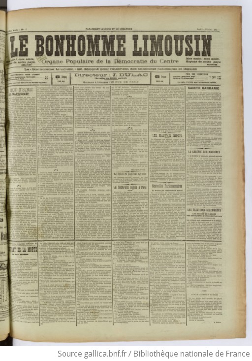 Le Bonhomme limousin "Petit Perchois" et "Limousin de Paris" réunis