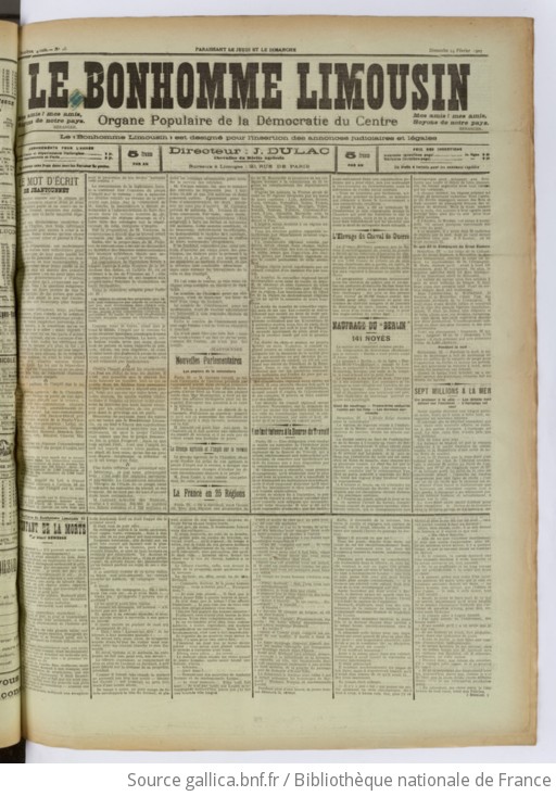 Le Bonhomme limousin "Petit Perchois" et "Limousin de Paris" réunis