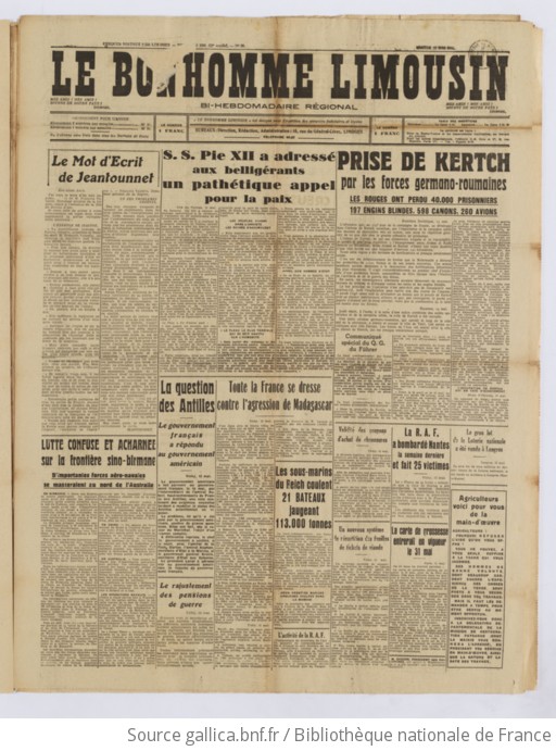 Le Bonhomme limousin "Petit Perchois" et "Limousin de Paris" réunis