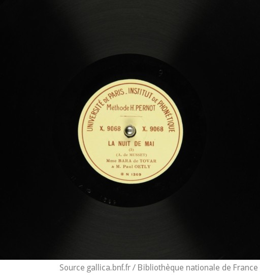 [Archives de la parole]. , La nuit de mai. (3) ; La nuit de mai. (4