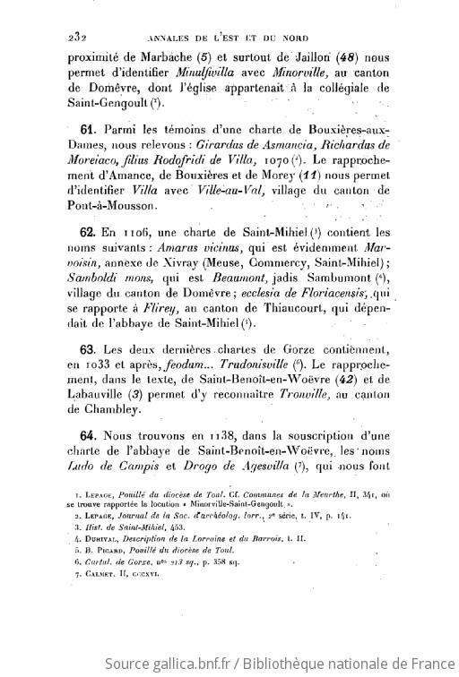 Annales de l'Est et du Nord revue trimestrielle / publiée sous la