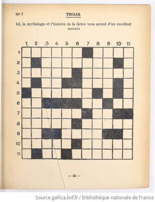 Mots croisés cinquante problèmes / composés par Tristan Bernard Gallica