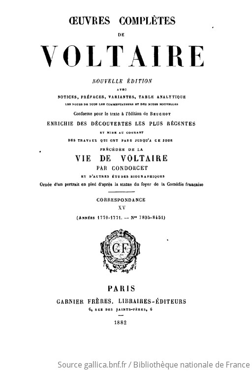 Oeuvres complètes de Voltaire. 47,15 / nouvelle édition... précédée de