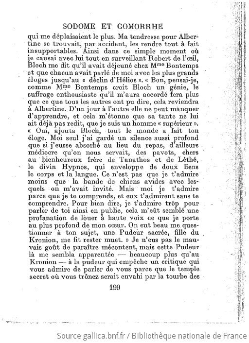 A La Recherche Tome V Sodome Et Gomorrhe ? kelliemay