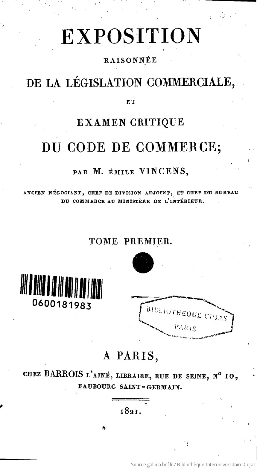 [pdf] Free Download Exposition Raisonnee De La Legislation