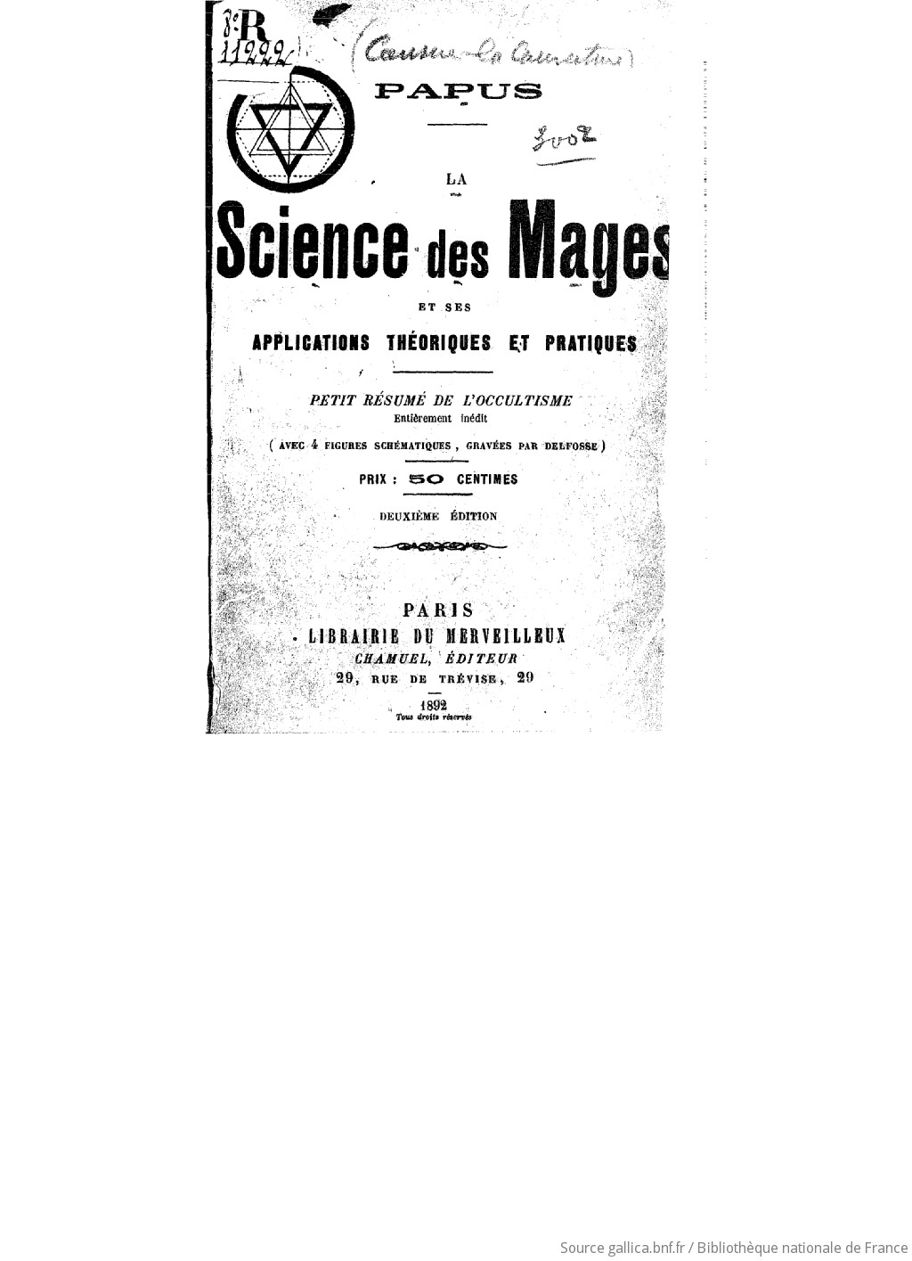 La science des mages et ses applications théoriques et pratiques