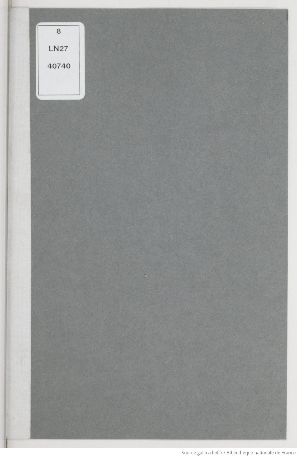 Notice bibliographique Éloge de HenriLéonardJeanBaptiste Bertin