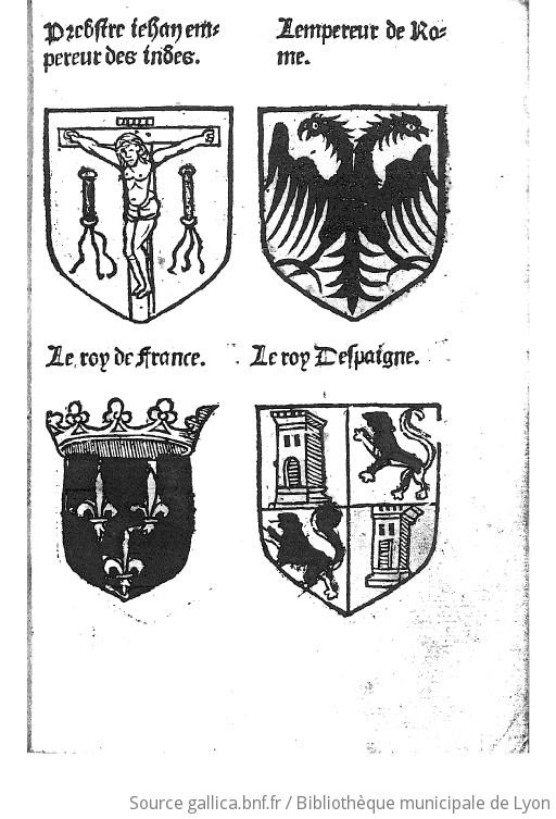 Le blason des armes, avec les armes des princes et seigneurs de France