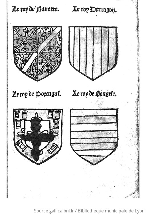 Le blason des armes, avec les armes des princes et seigneurs de France
