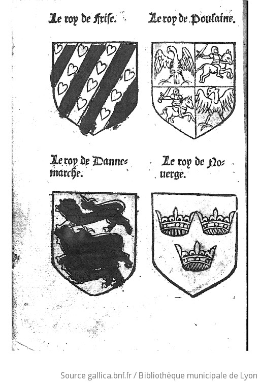 Le blason des armes, avec les armes des princes et seigneurs de France