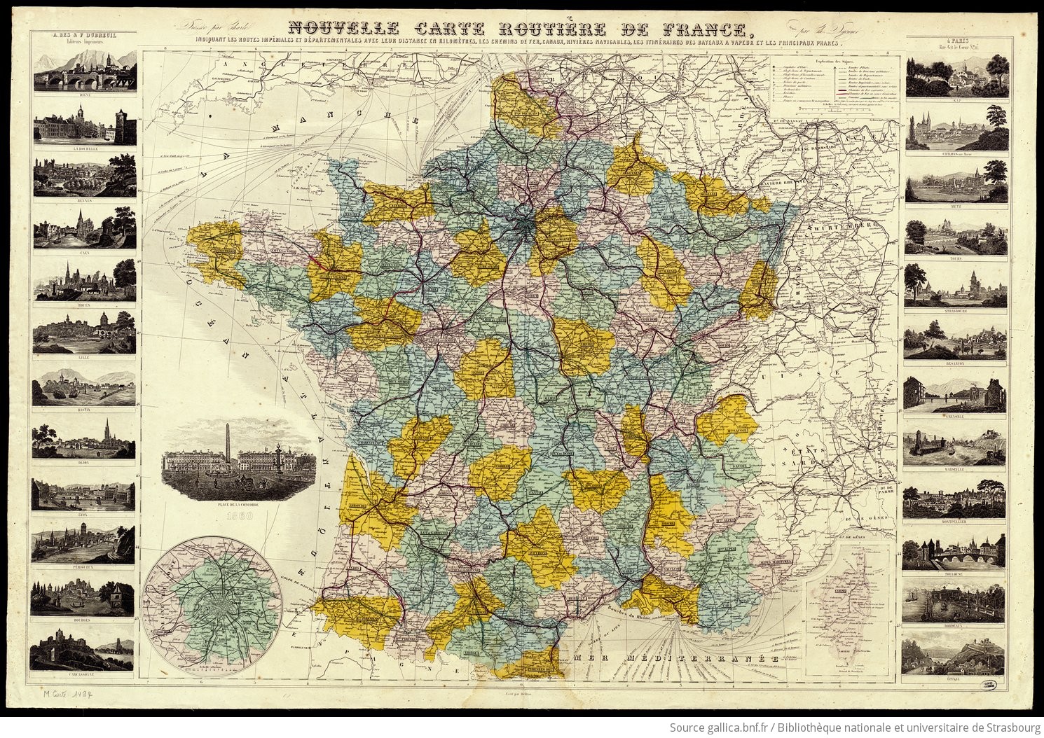 Pain Points Liés À La Carte De France Carte De France Avec Distance My blog