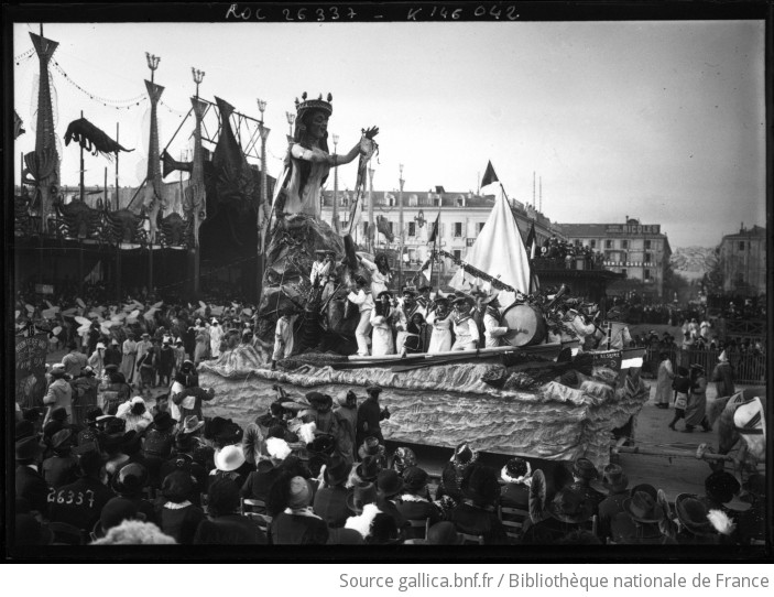 27113, Nice, [carnaval], char de la fête de la reine des mers