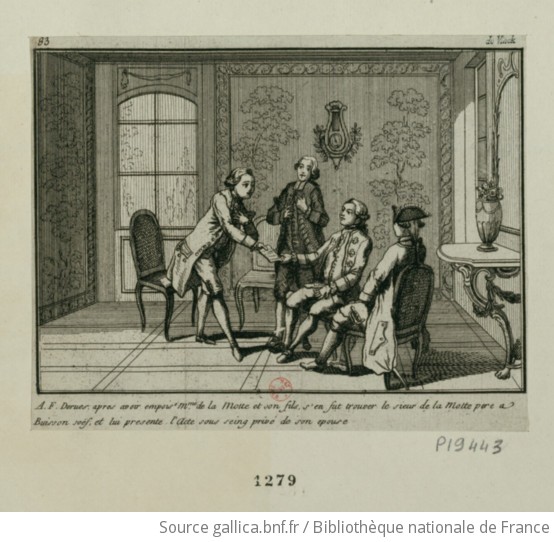 A. F. Derues, apres avoir empois.é Madame de la Motte et son fils, s'en