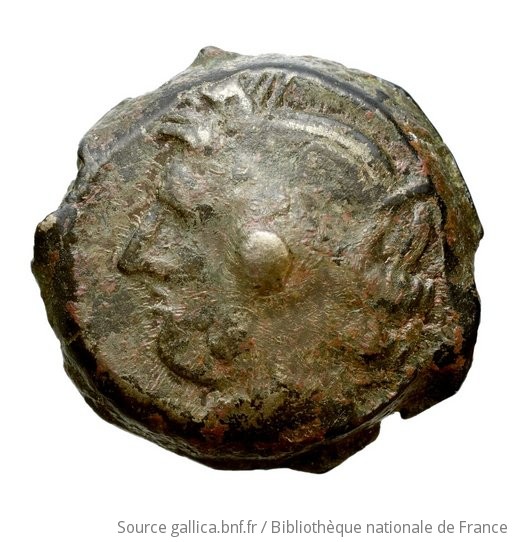 [Monnaie Shekel, bronze, atelier incertain, Zeugitane] Gallica