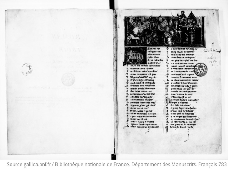 Benoît de SainteMaure, Le roman de Troie Gallica