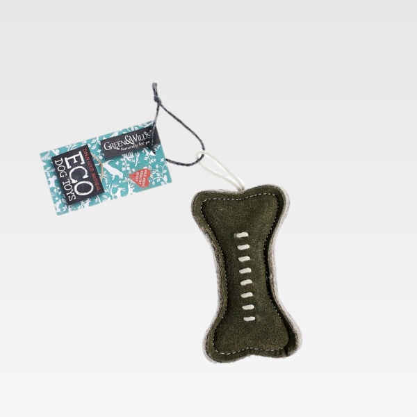 Green Bone Eco Dog Toy Gallipots