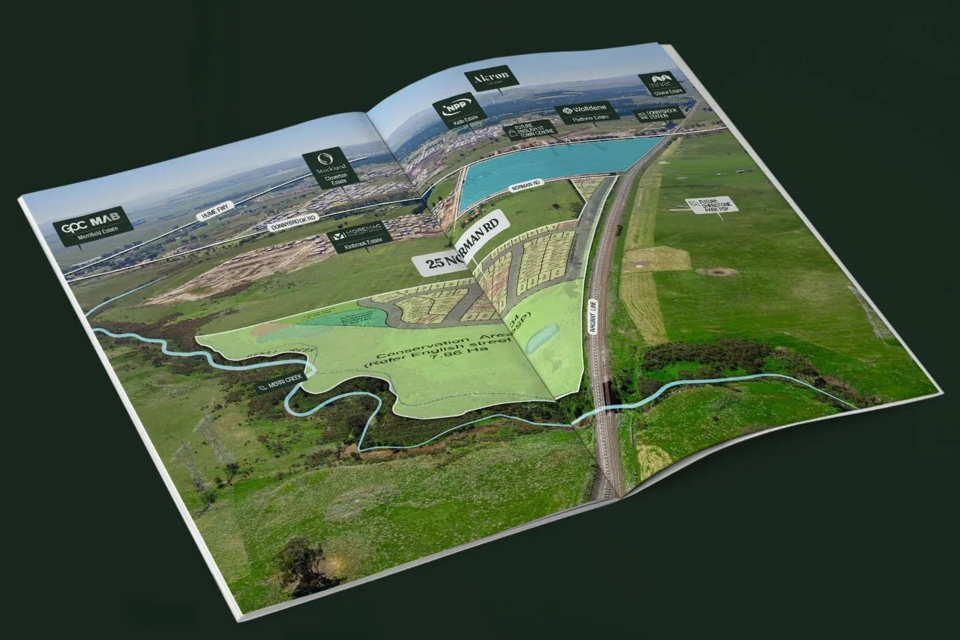 Premium Donnybrook land sales brochure Galloway Design