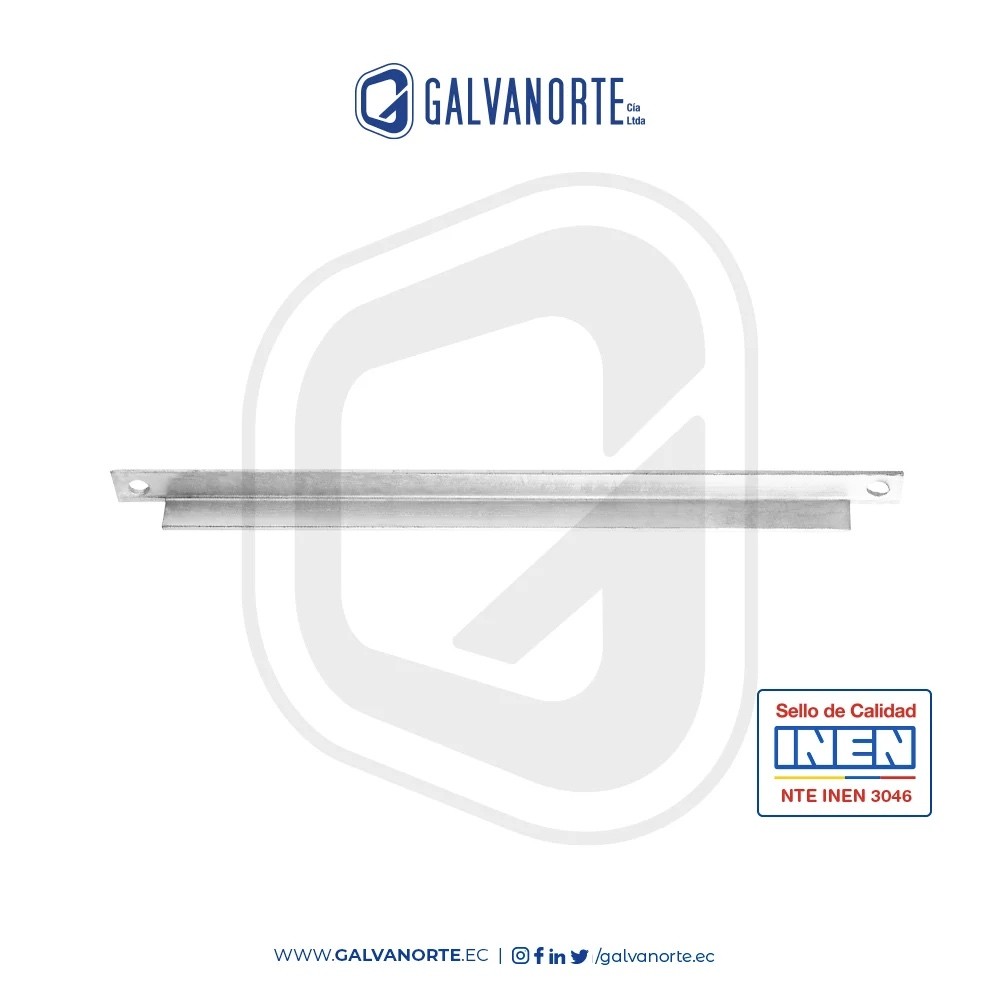 PIE AMIGO ACERO GALVANIZADO PERFIL "L"
