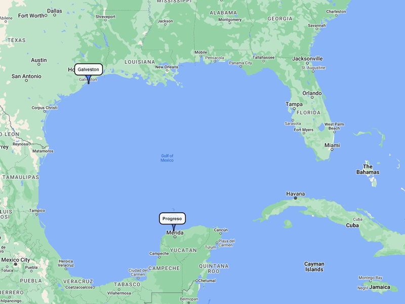 Disney Magic, Progreso from Galveston, March 31, 2024