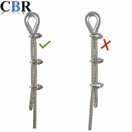 Wire rope sling with clip and clamp, multifunctional slings
