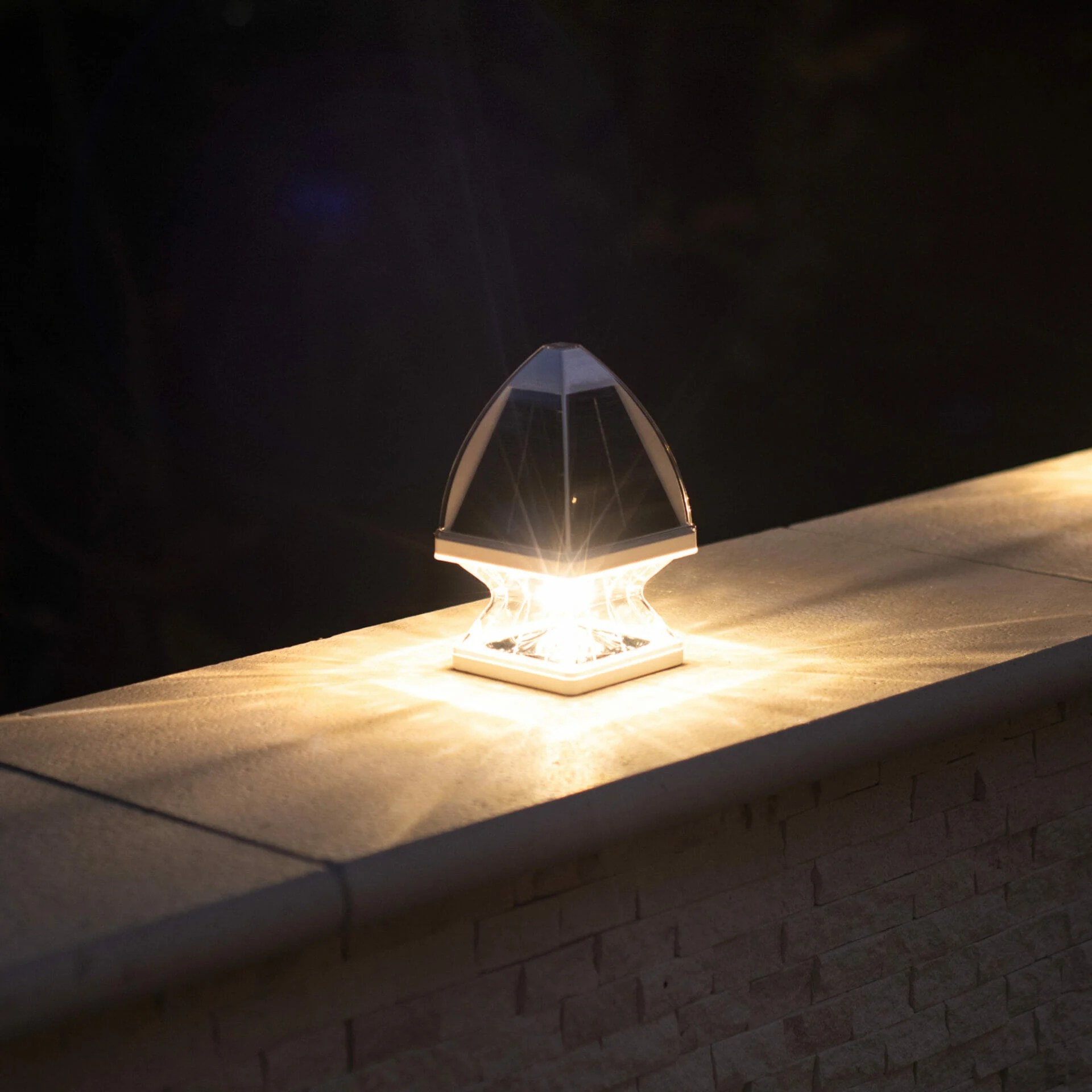 Gothic Solar Post Cap Light 4Pack Gamasonic USA