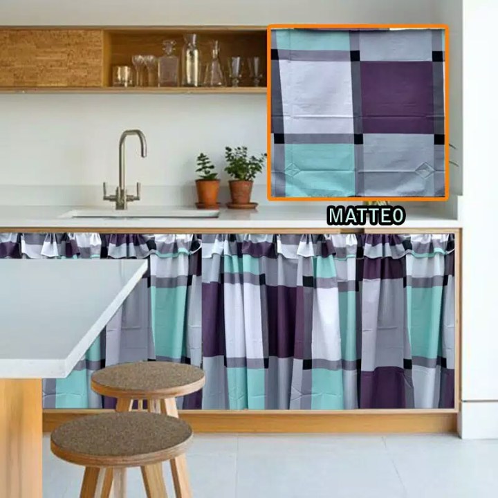 25 Motif Gorden Kolong Dapur Poni Kumpulan gambar Unik