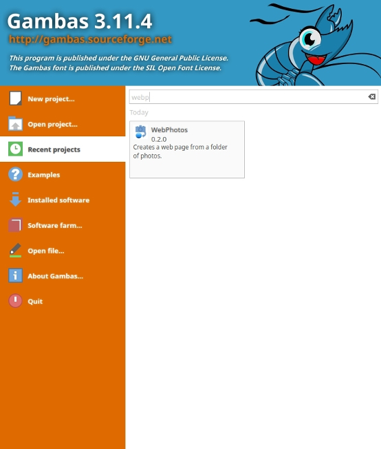/tutorial/gettingstarting Gambas Documentation