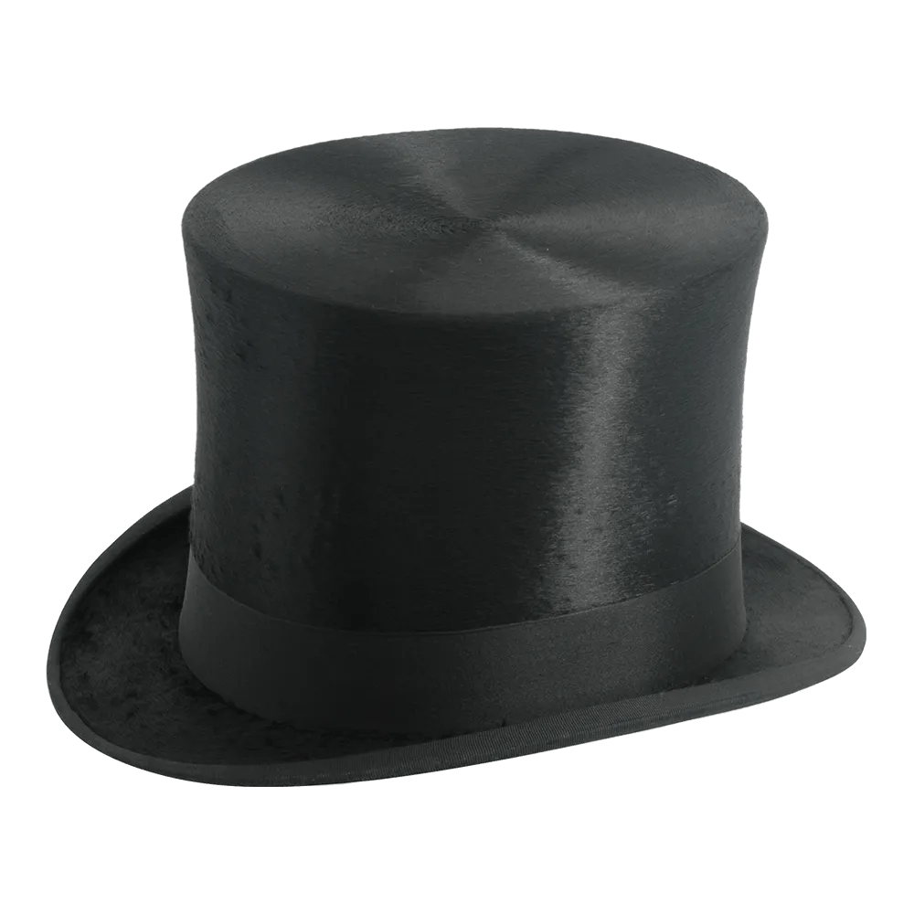 Antique Silk Top Hat Circa 1920 By Vincent Baude Beziers France