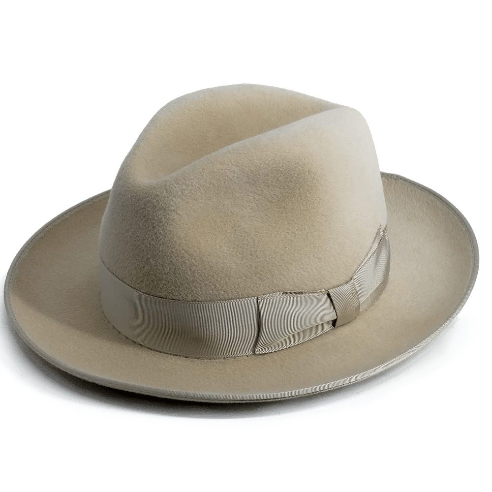 Cream Fedora Hat