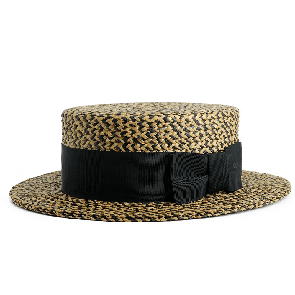 BABEYOND Women Men Brim Boater Hat 1920s Gatsby Straw Hat 20s Costume