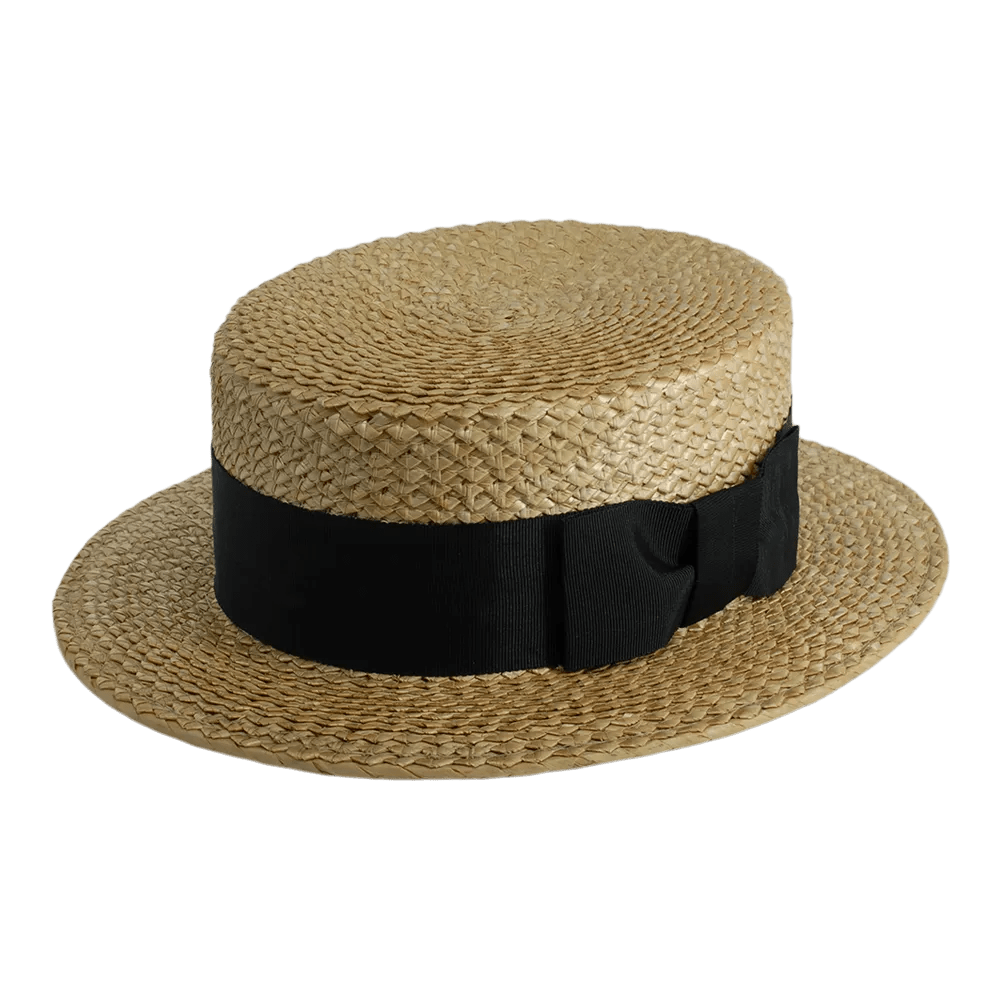 Vintage Circa 1950's The York Hat Co Straw Boater Size 56cm — Gamble