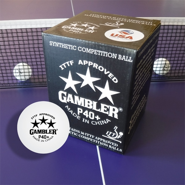 Gambler P40+ Ball 36 Pack ⋆ Gambler Table Tennis