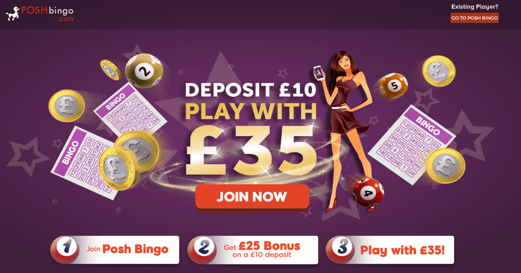 Posh Bingo Bonus Codes in August 2024 GambLizard