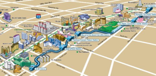 Las Vegas Monorail Map | Gamboool!