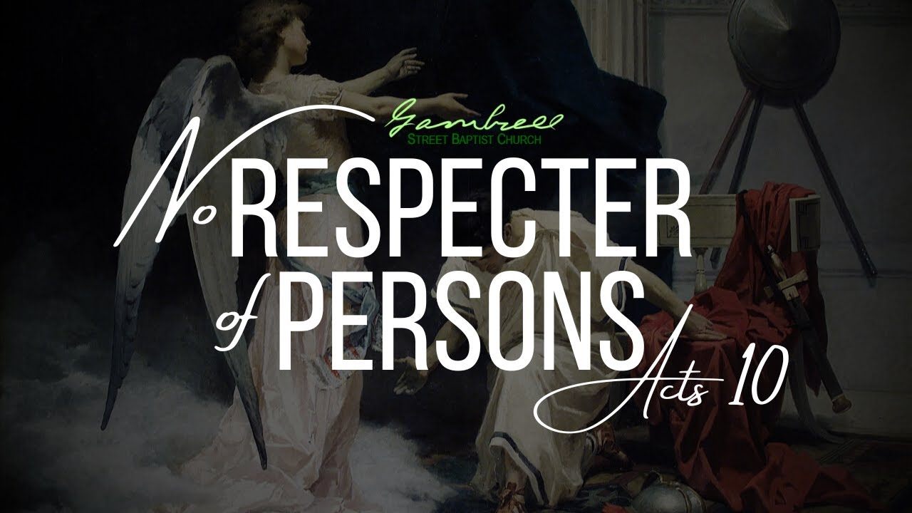 The Scarlet Thread//No Respecter of Persons Acts 10 Gambrell Street