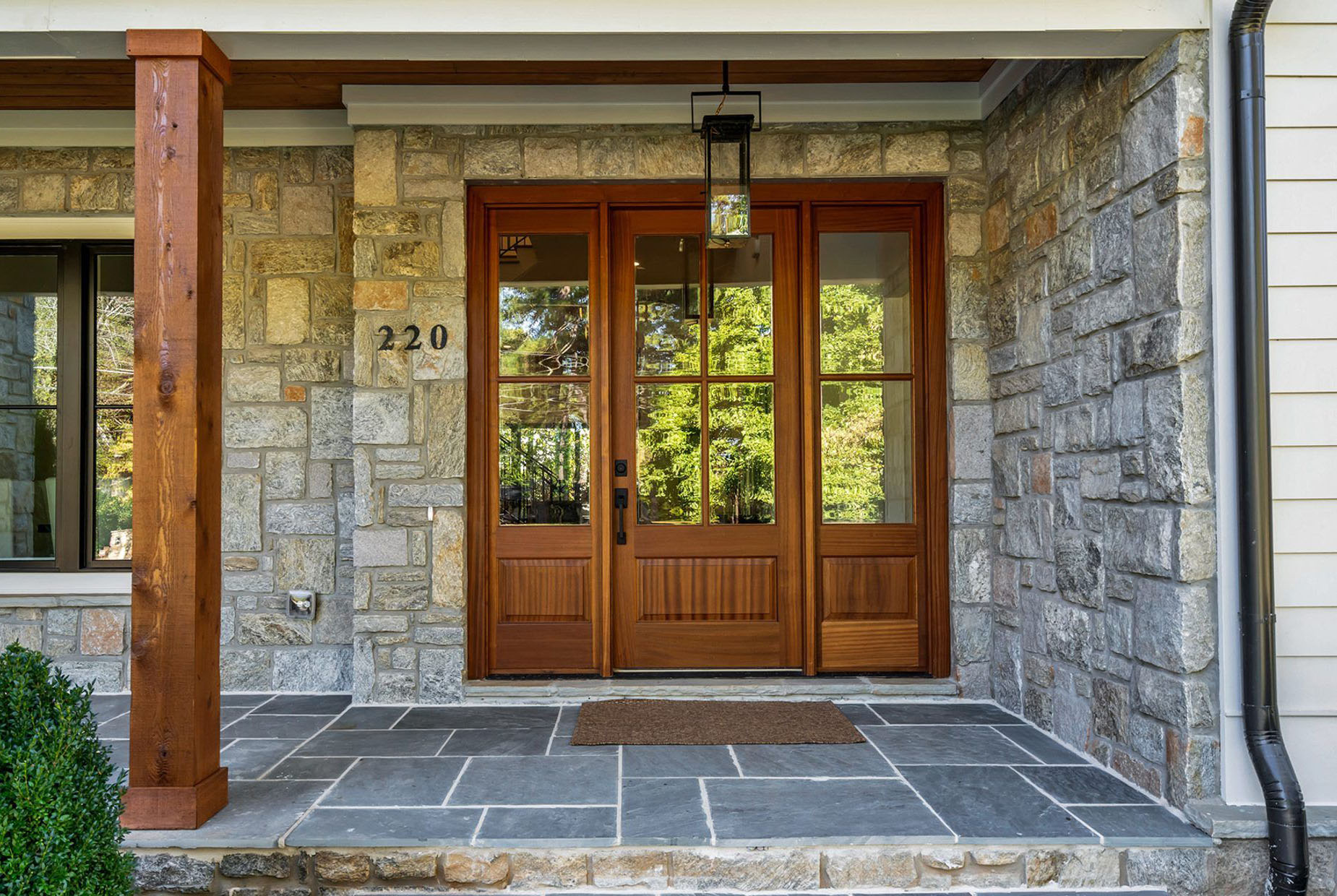Best Front Door Colors For Stone House at Stephine Hunter blog