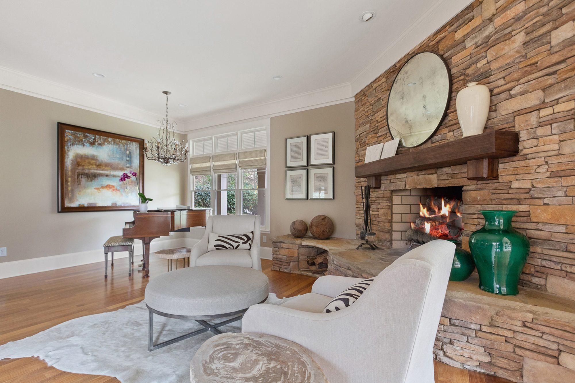 Fieldstone Fireplace Ideas