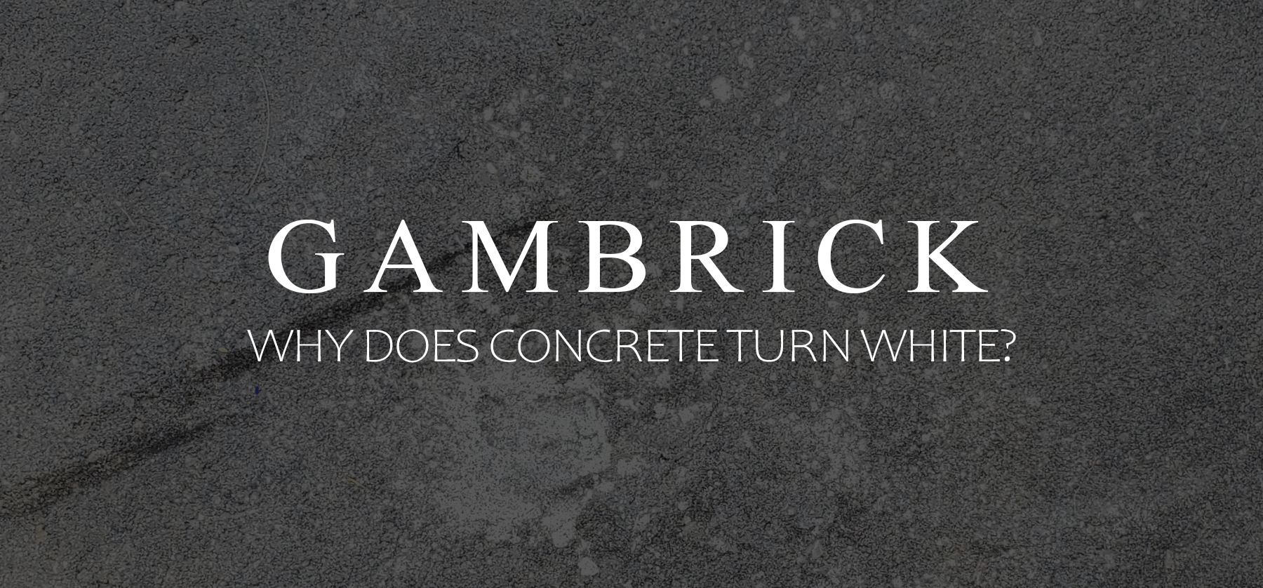 Why Does Concrete Sweat? The Dangers & How To Stop It