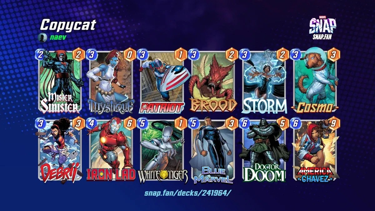 Copycat by naev Marvel Snap Decks snap.fan