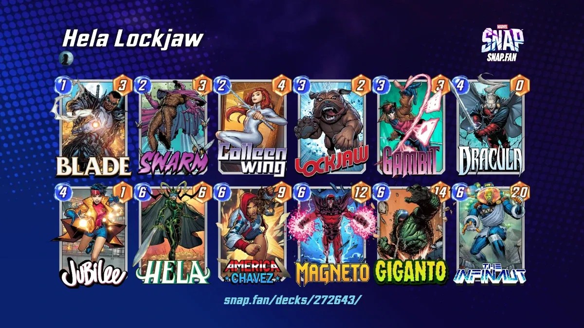Hela Lockjaw by None Marvel Snap Decks snap.fan