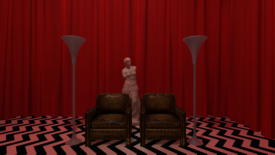 Game Float VR Experiments The Black Lodge