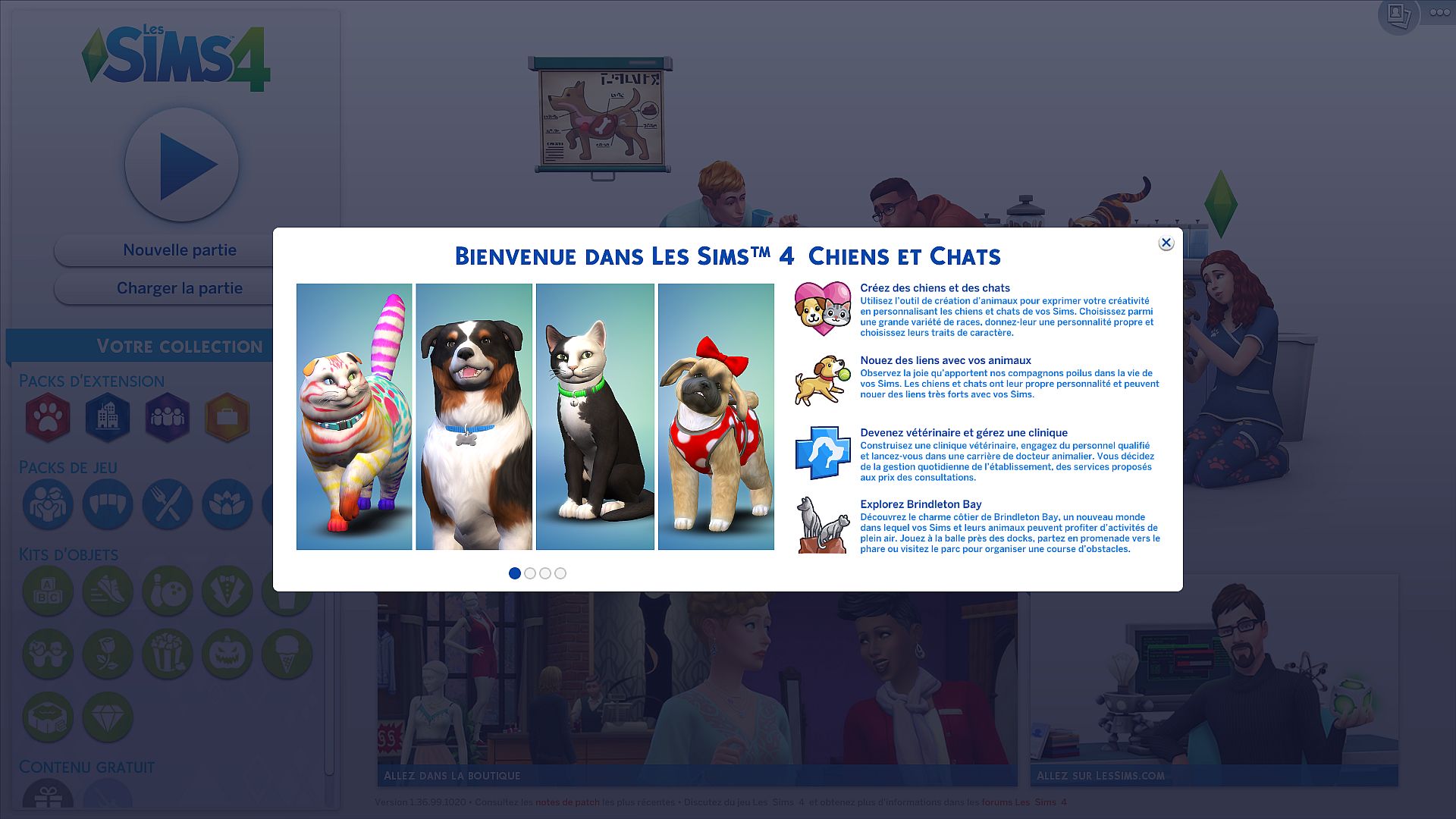 Les Sims 4 Aperçu du pack d’extension "Chiens et Chats" GameGuide