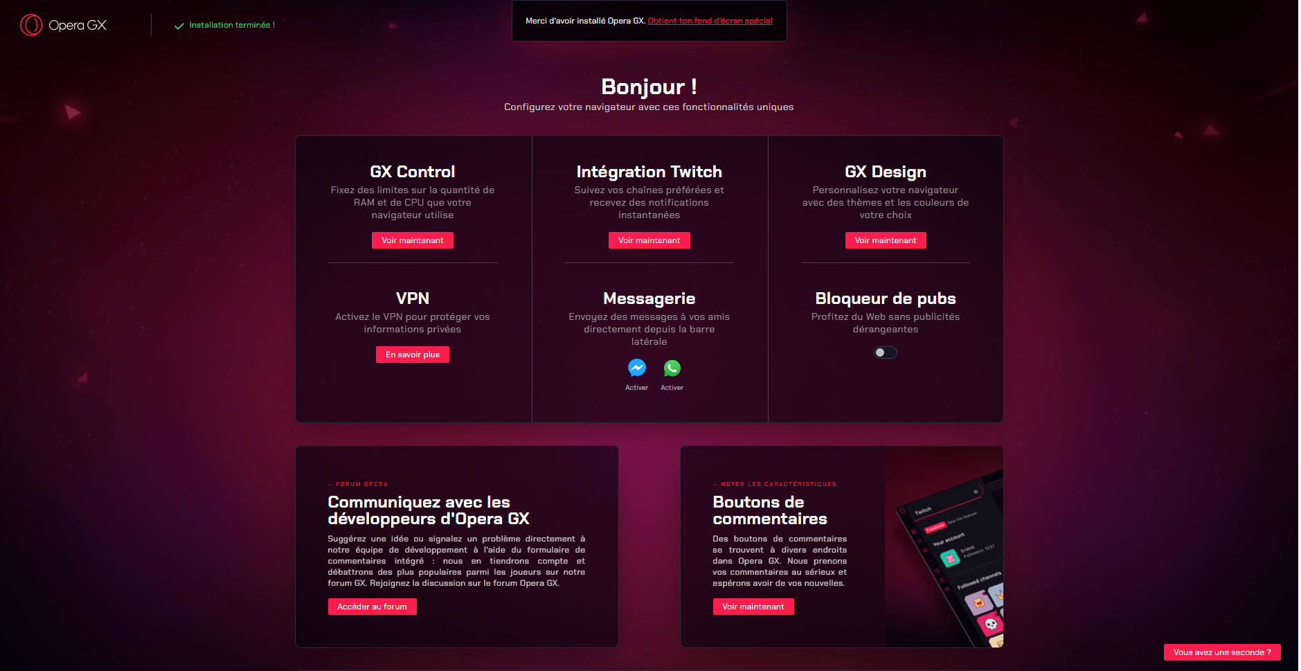 Zoom sur Opera GX, le nouveau navigateur pour les gamers GameGuide