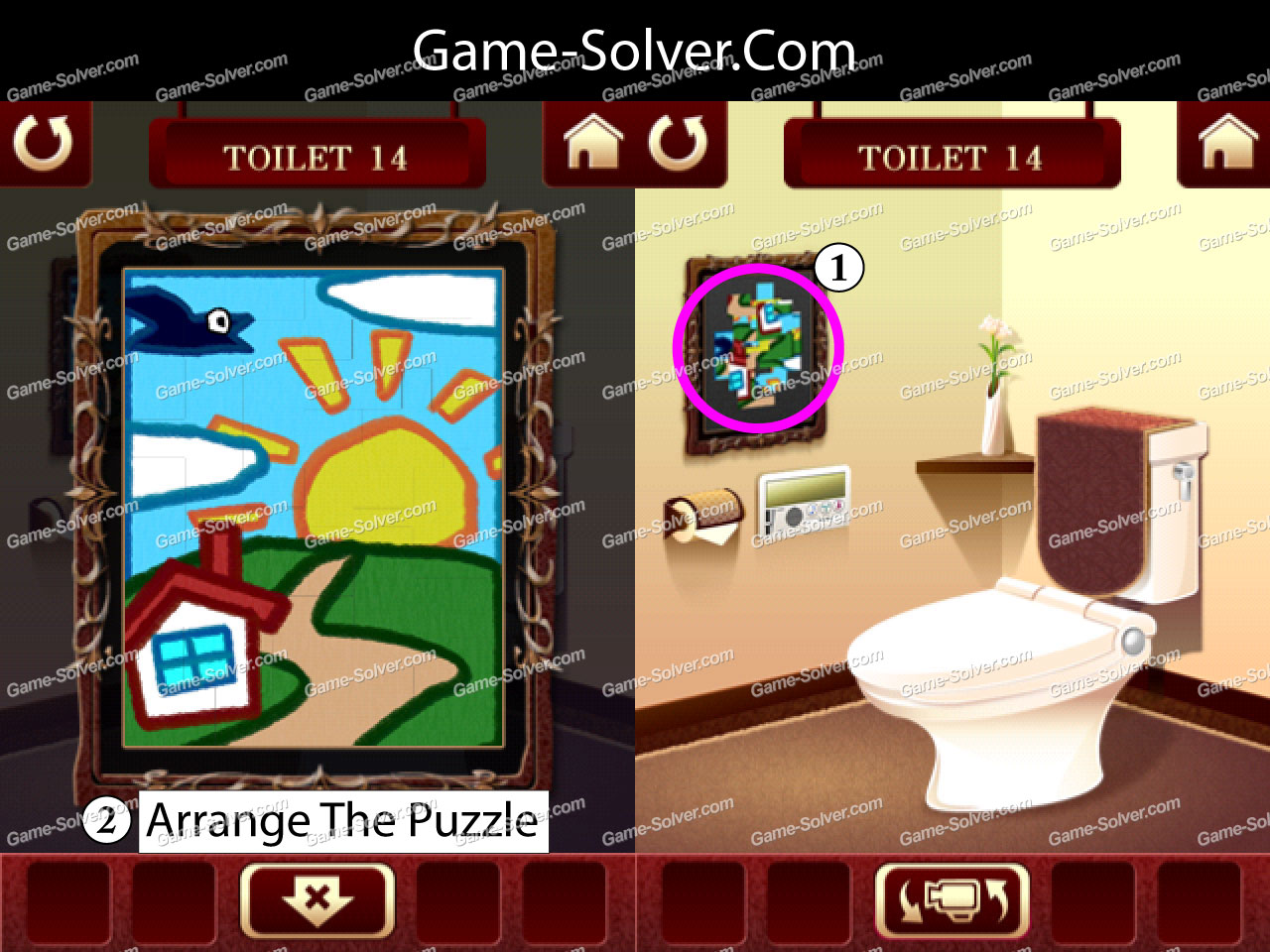 100 Toilets Level 14 • Game Solver