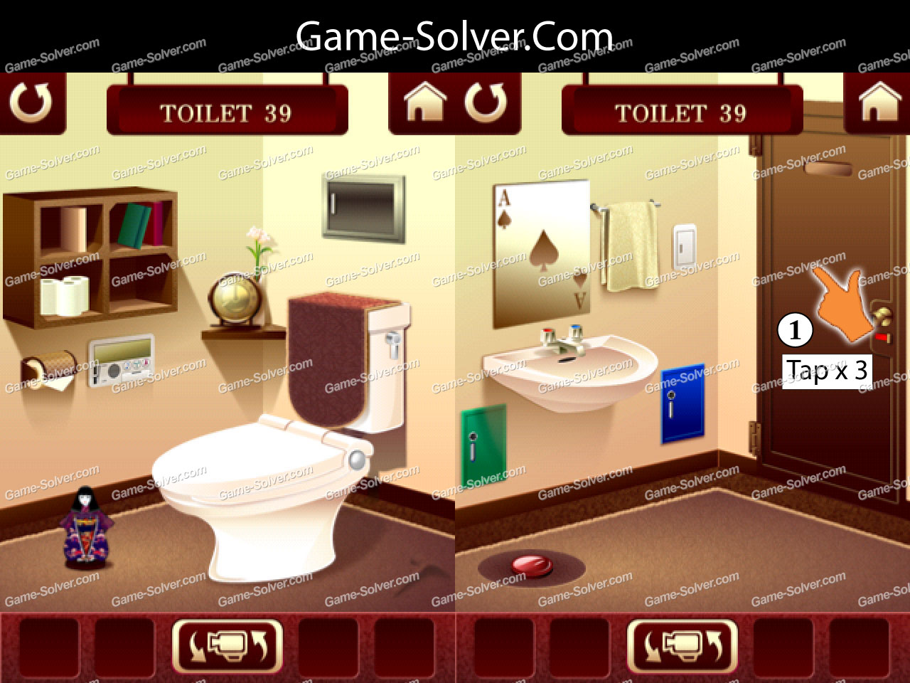 100 Toilets Level 39 Game Solver