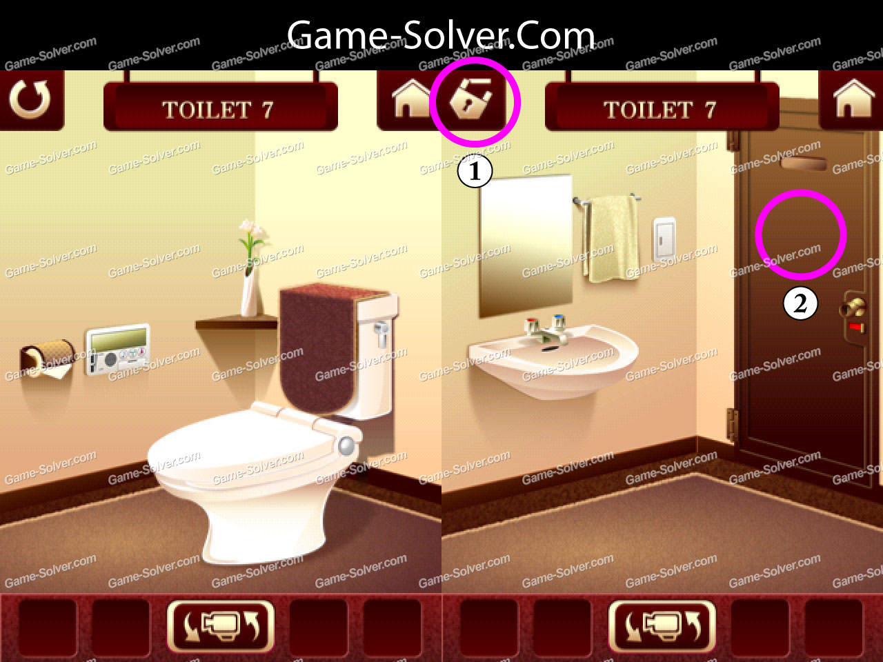 100 Toilets Level 7 • Game Solver