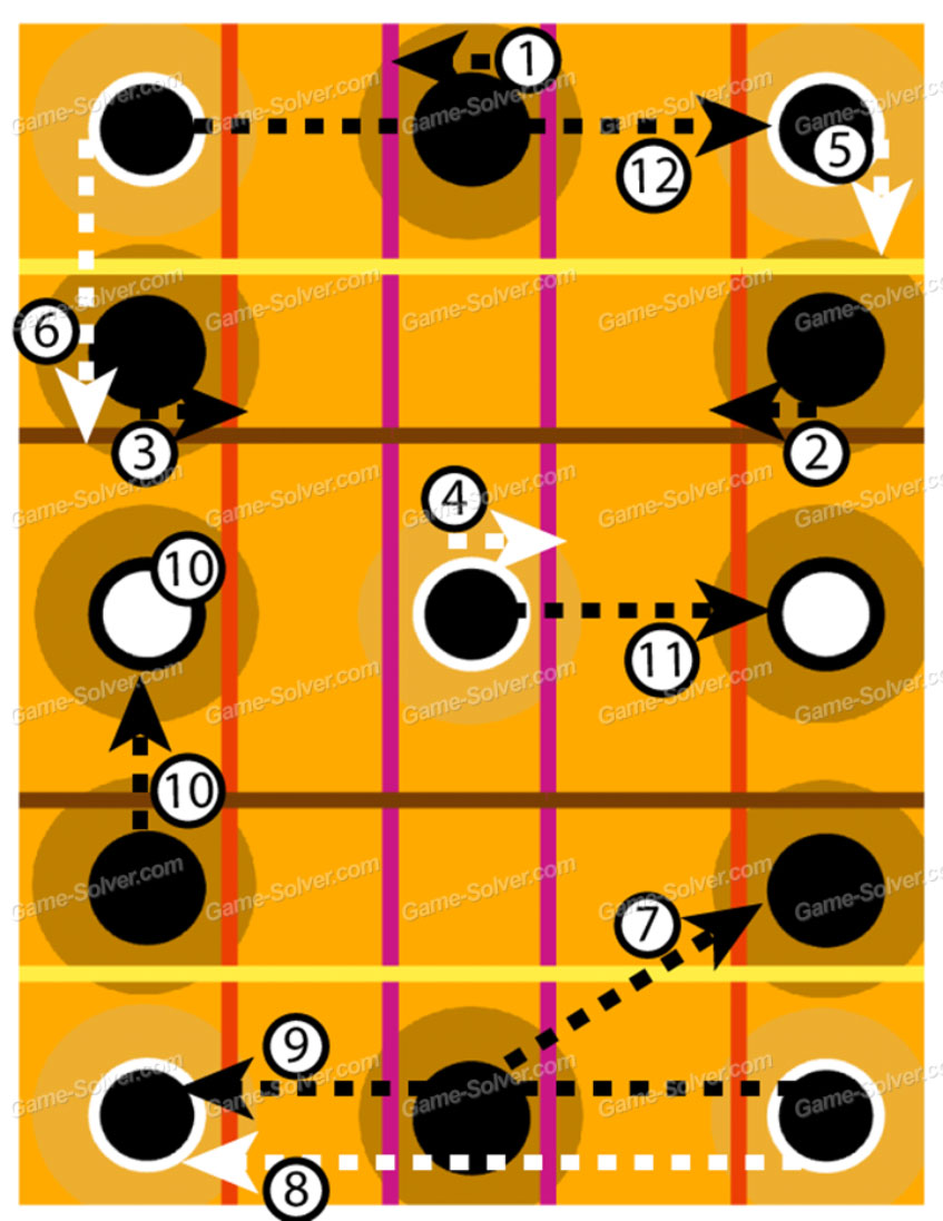 Color Zen Classic Pack Chapter 4 Level 19 Game Solver