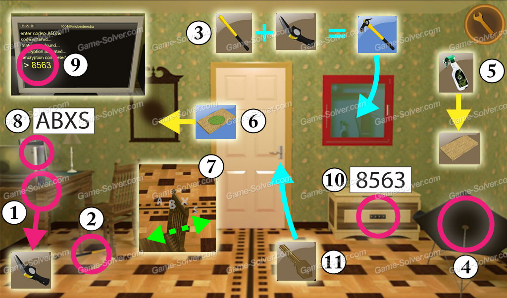 You Must Escape Level 3 Game Solver